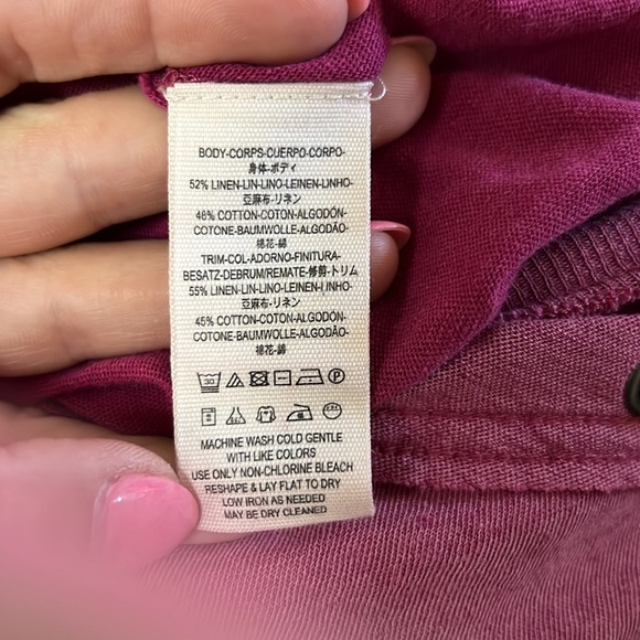 We The Free | long sleeve tie up shoulder top - Picture 7 of 8